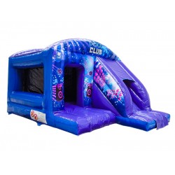 Discothèque Dome Bouncy Castle Avec Toboggan Discothèque Dome Bouncy Castle Avec Toboggan