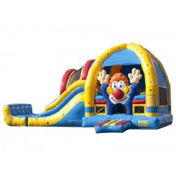 Clown Bounce House Avec Toboggan Clown Bounce House Avec Toboggan