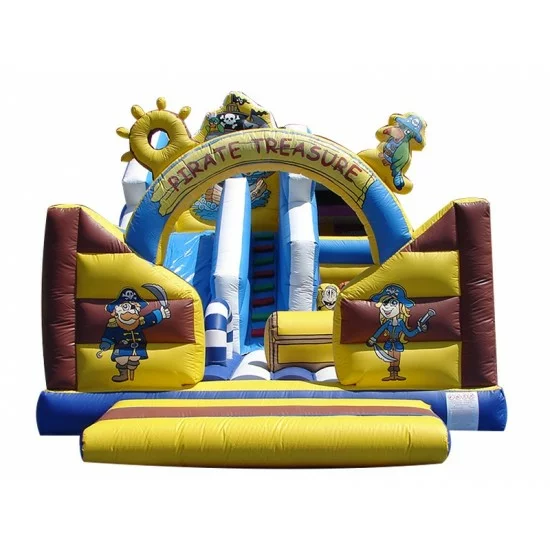 Glissière De Piscine Gonflable Bleu Clair – Toboggan Aquatique Avec Pompe à Pied – Stable, Facile à Ranger – Pour Intérieur Et Extérieur