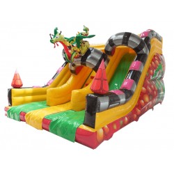 Dragon Double Toboggan Gonflable Dragon Double Toboggan Gonflable