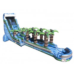 Toboggan Bleue Gonflable De Glissement De Tsunami De Crush N Toboggan Bleue Gonflable De Glissement De Tsunami De Crush N