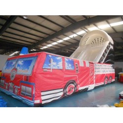 Toboggan Gonflable Camion Pompier Toboggan Gonflable Camion Pompier