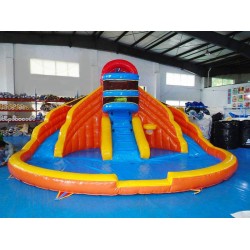 Piscine Gonflable Avec Toboggan