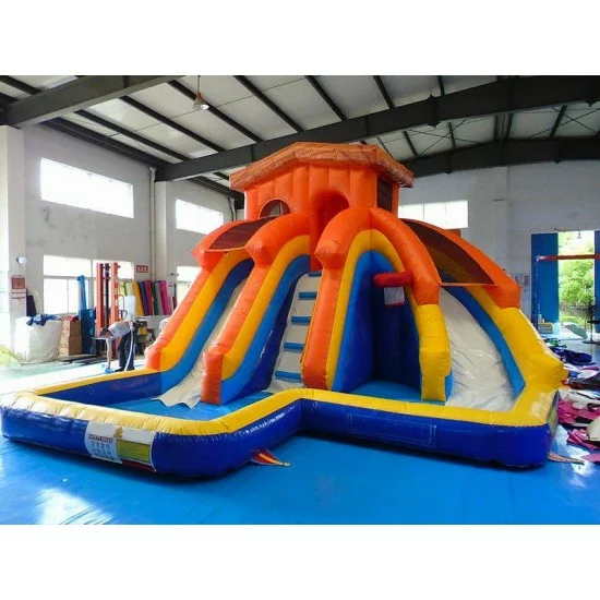 Vente château gonflable géant aquatique orques main image 0